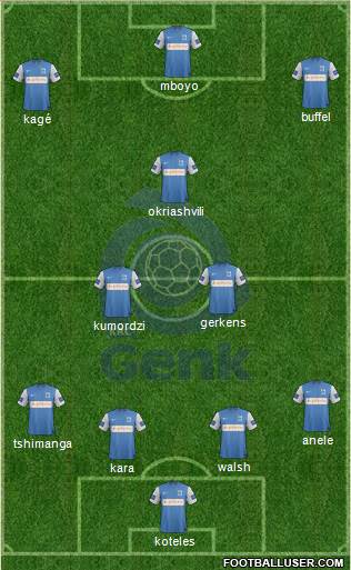 K Racing Club Genk Formation 2014