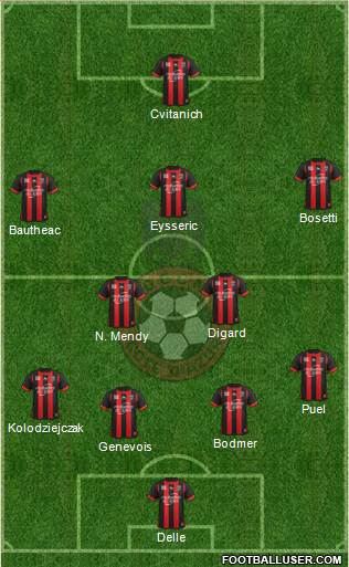 OGC Nice Côte d'Azur Formation 2014