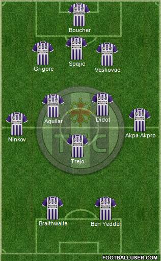 Toulouse Football Club Formation 2014