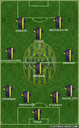 Hellas Verona Formation 2014