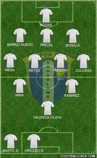 C Depor FC Formation 2014