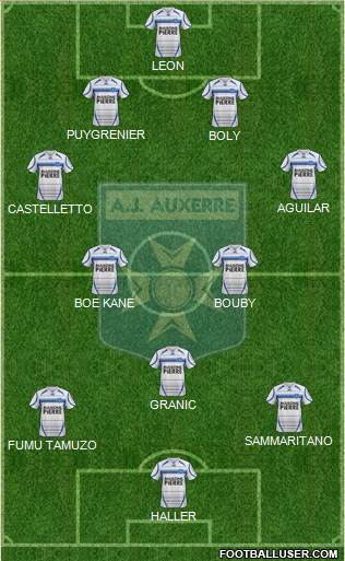 A.J. Auxerre Formation 2014