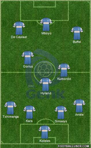 K Racing Club Genk Formation 2014