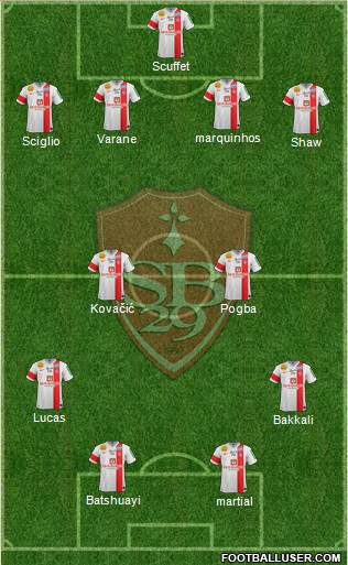 Stade Brestois 29 Formation 2014