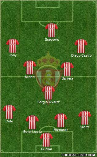 Real Sporting S.A.D. Formation 2014