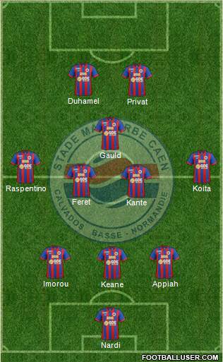 Stade Malherbe Caen Basse-Normandie Formation 2014