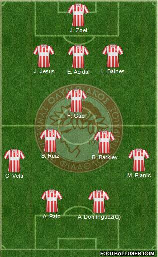 Olympiakos SF Piraeus Formation 2014