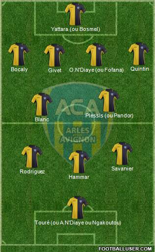 Athlétic Club Arles-Avignon Formation 2014