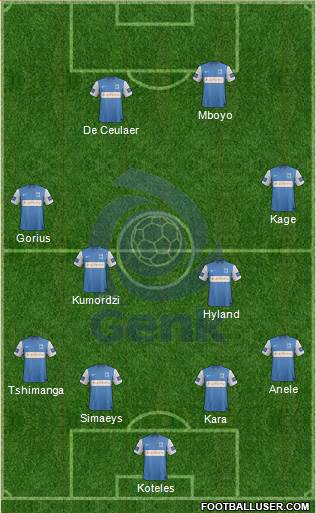 K Racing Club Genk Formation 2014