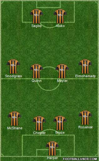 Hull City Formation 2014