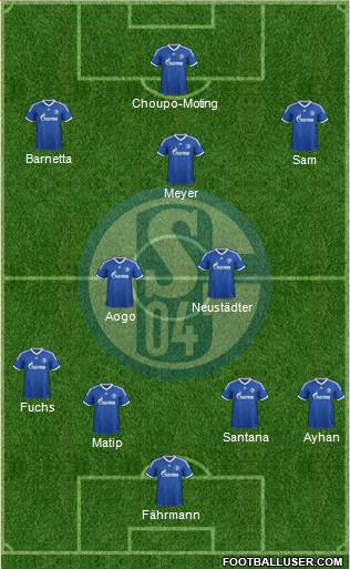 FC Schalke 04 Formation 2014