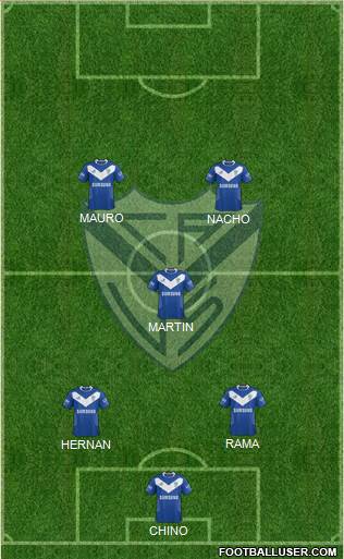 Vélez Sarsfield Formation 2014