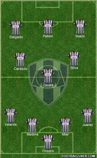 Club de Fútbol Monterrey Formation 2014