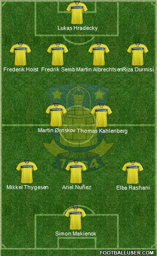 Brøndbyernes Idrætsforening Formation 2014