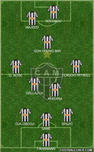 C Atlético Mineiro Formation 2014