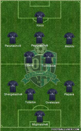 Dinamo Tbilisi Formation 2014