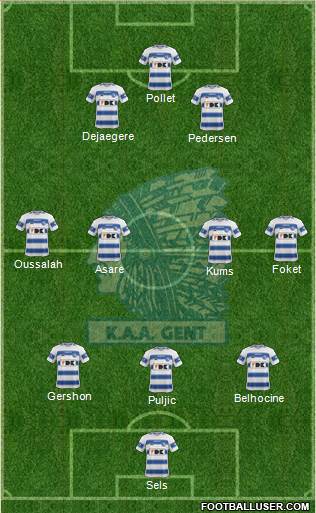 KAA Gent Formation 2014