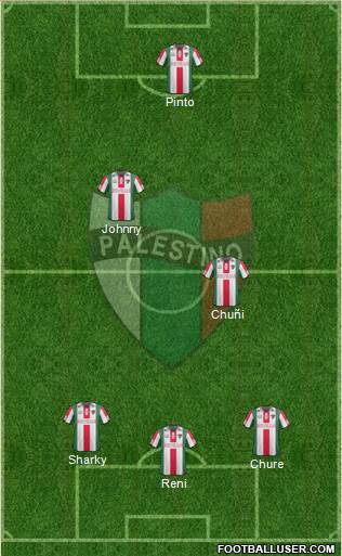 CD Palestino S.A.D.P. Formation 2014