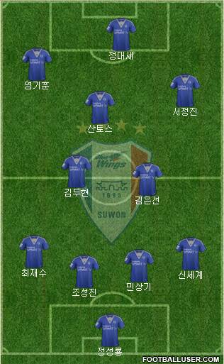 Suwon Samsung Blue Wings Formation 2014