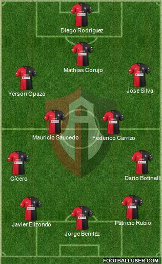 Club Deportivo Atlas Formation 2014