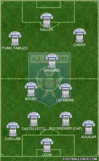 A.J. Auxerre Formation 2014