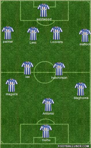 Sheffield Wednesday Formation 2014