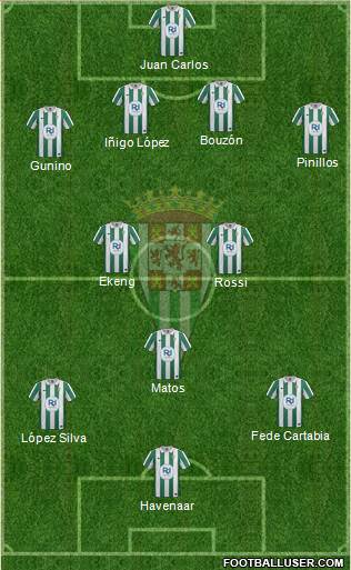 Córdoba C.F., S.A.D. Formation 2014