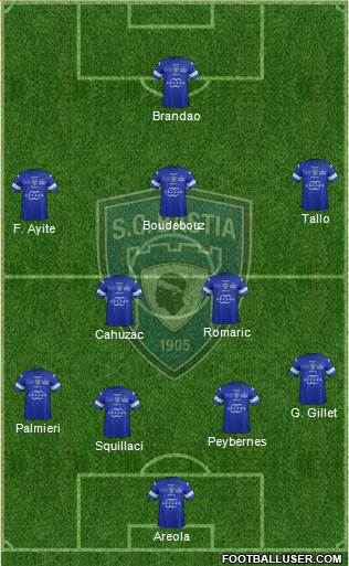 Sporting Club Bastia Formation 2014