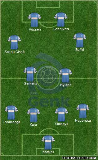 K Racing Club Genk Formation 2014