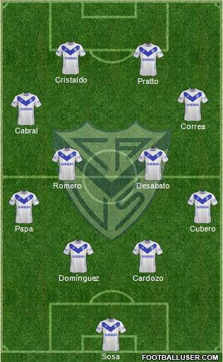 Vélez Sarsfield Formation 2014