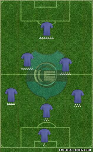 Gimnasia y Esgrima de Jujuy Formation 2014