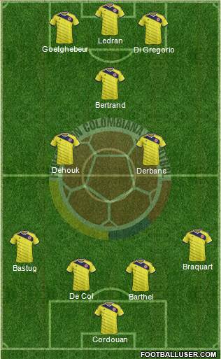 Colombia Formation 2014