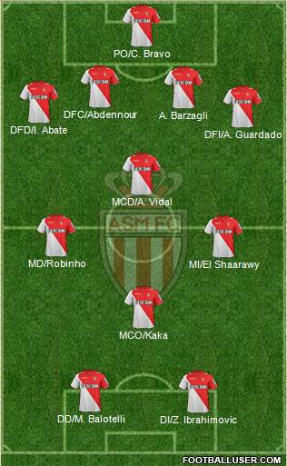 AS Monaco FC Formation 2014