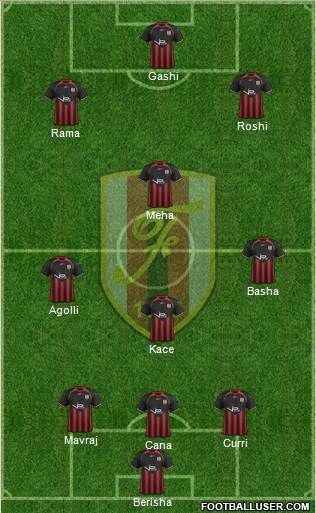 KS Flamurtari Vlorë Formation 2014