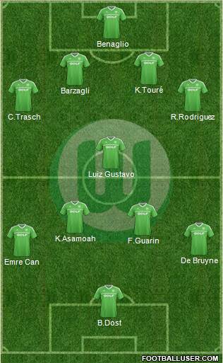 VfL Wolfsburg Formation 2014