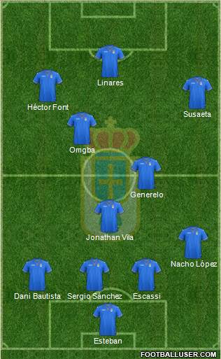 Real Oviedo S.A.D. Formation 2014