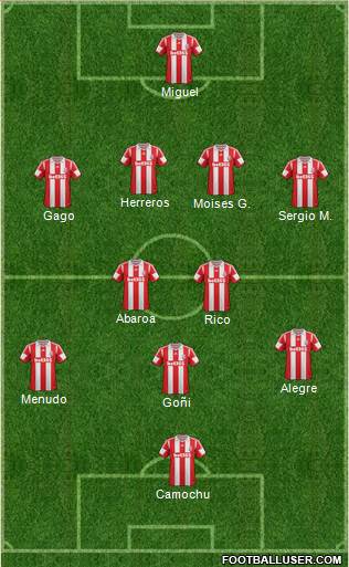 Stoke City Formation 2014