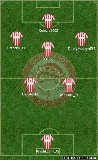 Olympiakos SF Piraeus Formation 2014