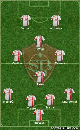 Stade Brestois 29 Formation 2014