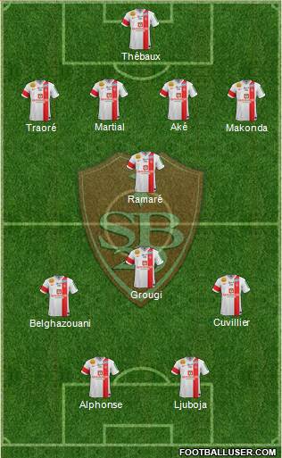 Stade Brestois 29 Formation 2014