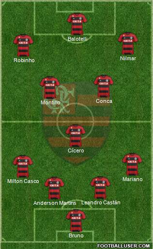 CR Flamengo Formation 2014