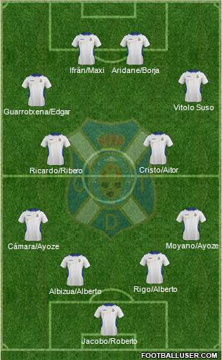 C.D. Tenerife S.A.D. Formation 2014