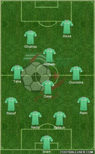 Algeria Formation 2014