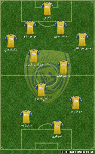 Al-Nassr (KSA) Formation 2014