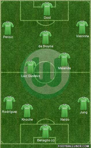 VfL Wolfsburg Formation 2014