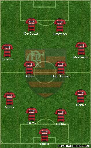 CR Flamengo Formation 2014