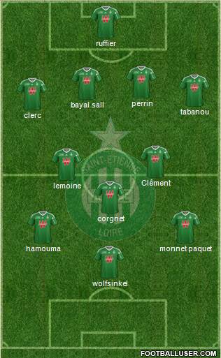 A.S. Saint-Etienne Formation 2014