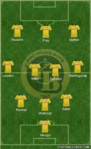 BSC Young Boys Formation 2014