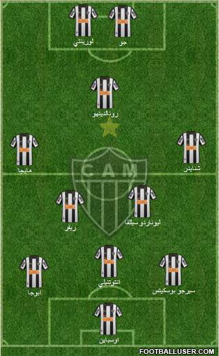 C Atlético Mineiro Formation 2014