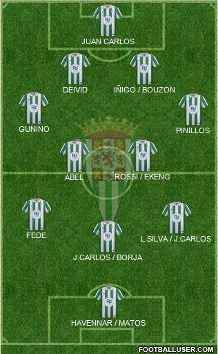 Córdoba C.F., S.A.D. Formation 2014